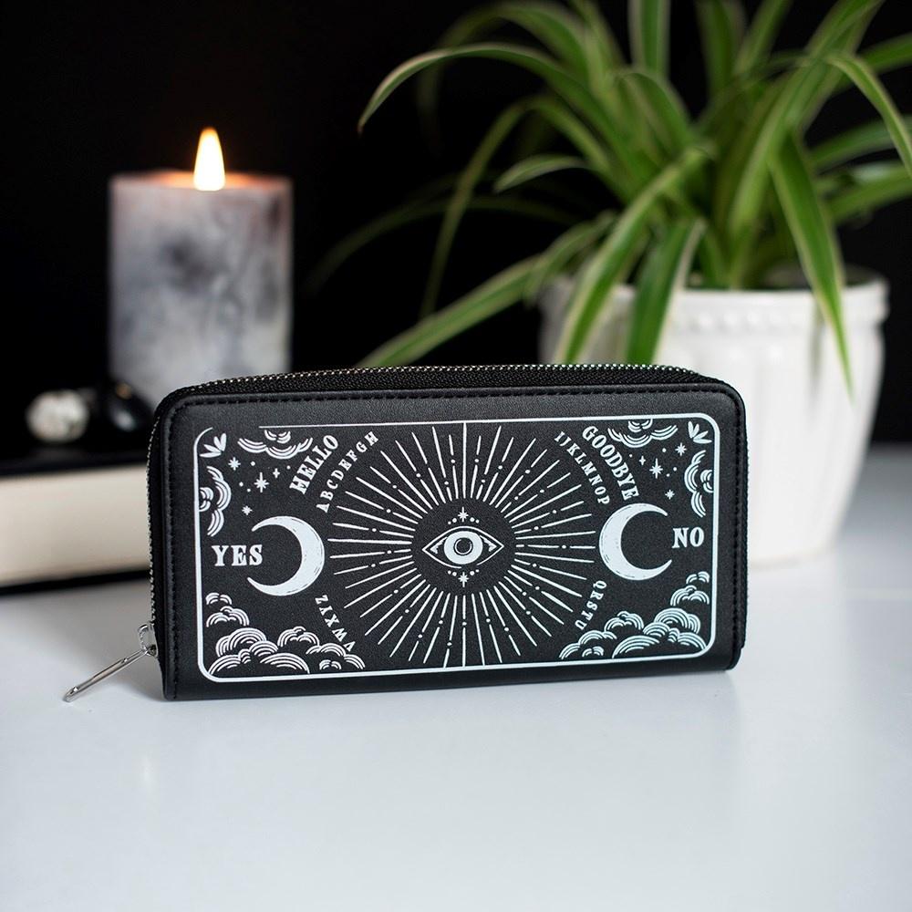 Something Different - Spellbound Secrets Zippered Ladies wallet - Black/White